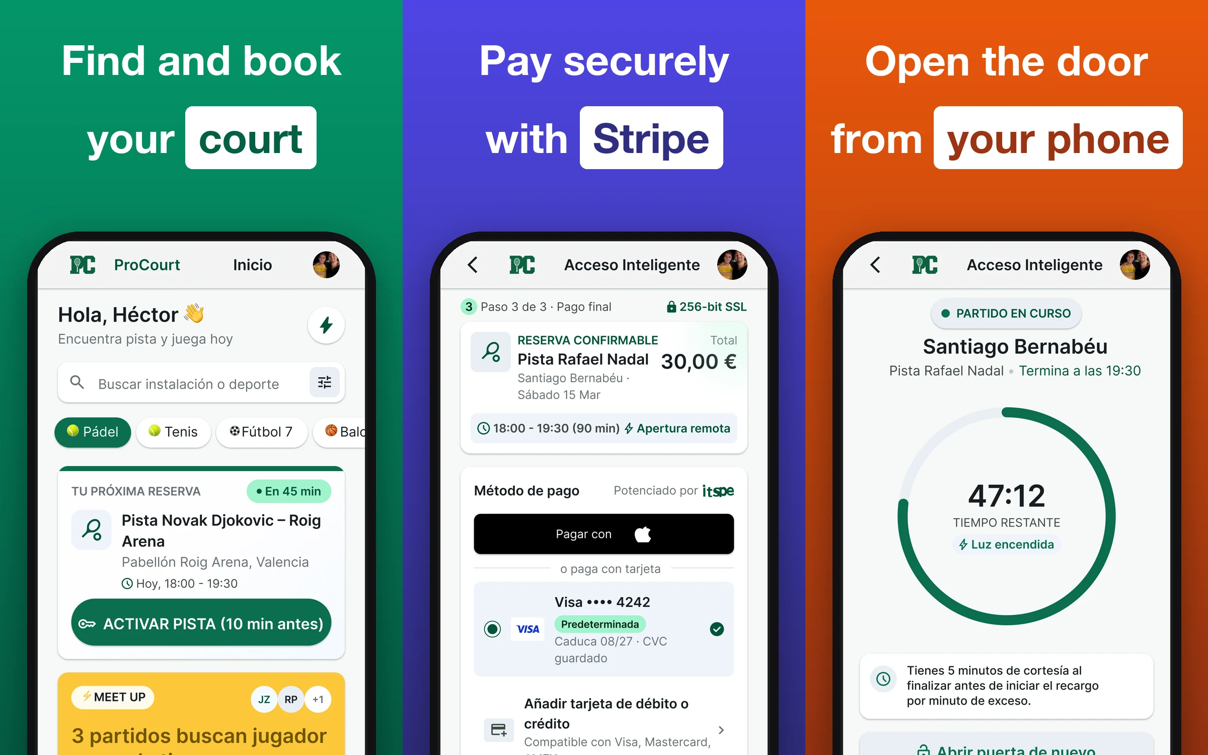 Screenshot of ProCourt